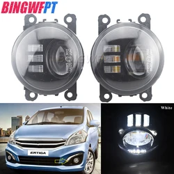 2PCS/LOT High Quality Double LED Fog Lights DRL 12V Driving Light for Suzuki Ertiga ZE NC 2014 2015 2016 2017 2018 2019 2020