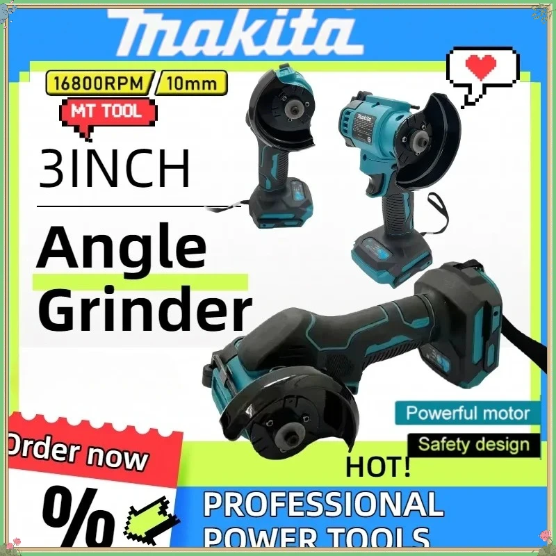 

Makita 3 Inch Mini Angle Grinder Power Tool Cutting Circular Cordless Electirc CUT OFF Saw Power Tool