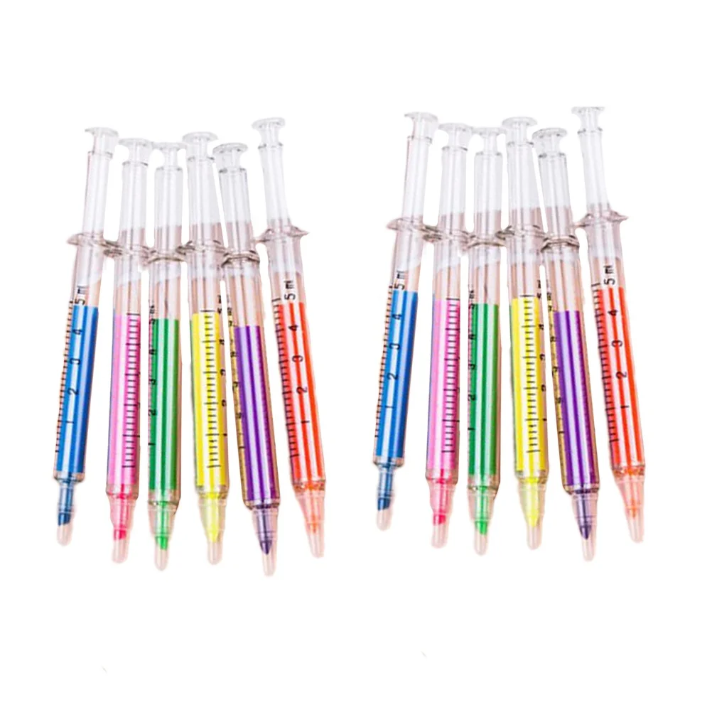 

15Pcs Needle Shape Fluorescent Marker Pens Smooth Writing Vibrant Colors Ideal for Students Teachers DIY Invitations Greeting