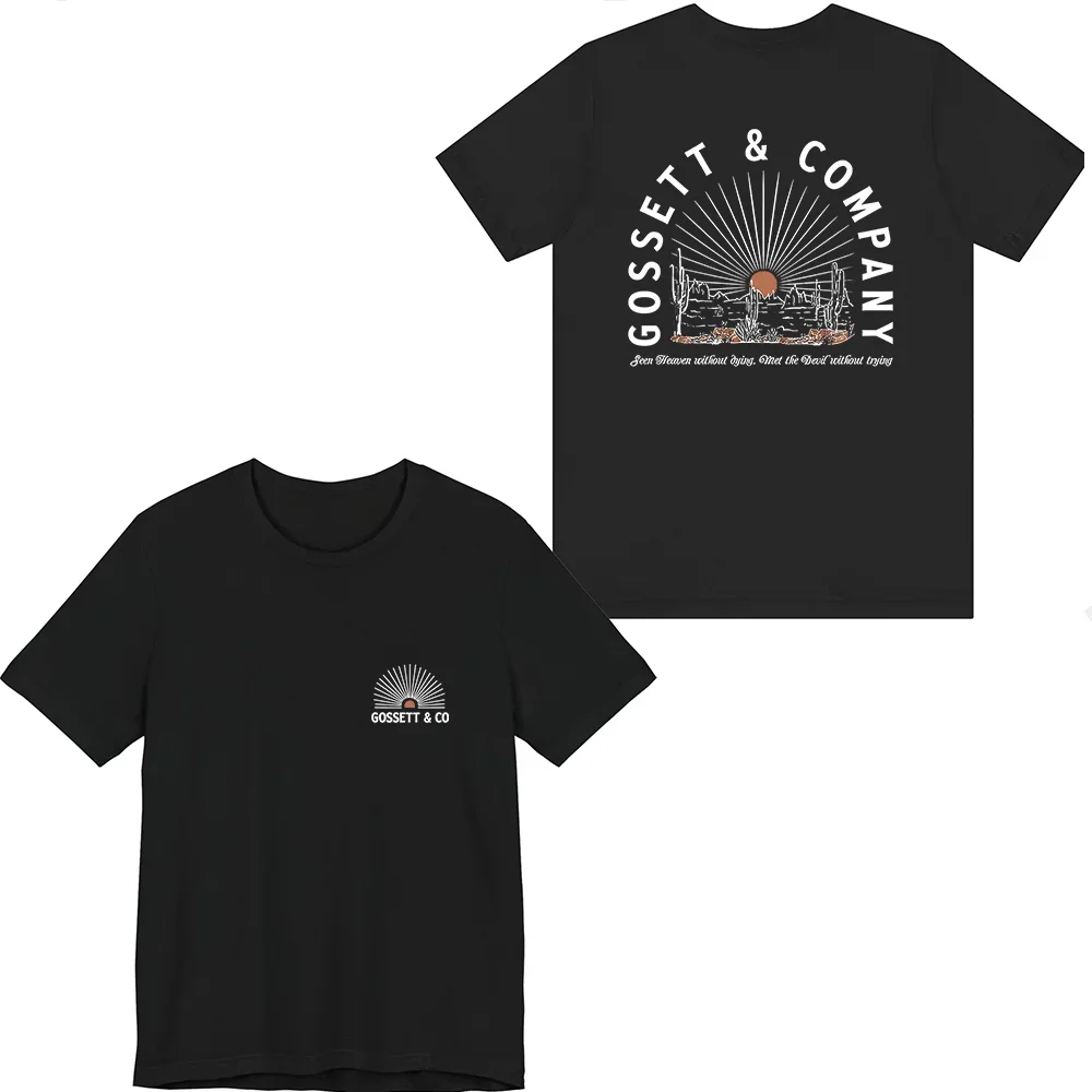Dylan Gossett Merch Sunset T-shirt Fashion Unisex Shirt Short Sleeve Casual Graphic Tee