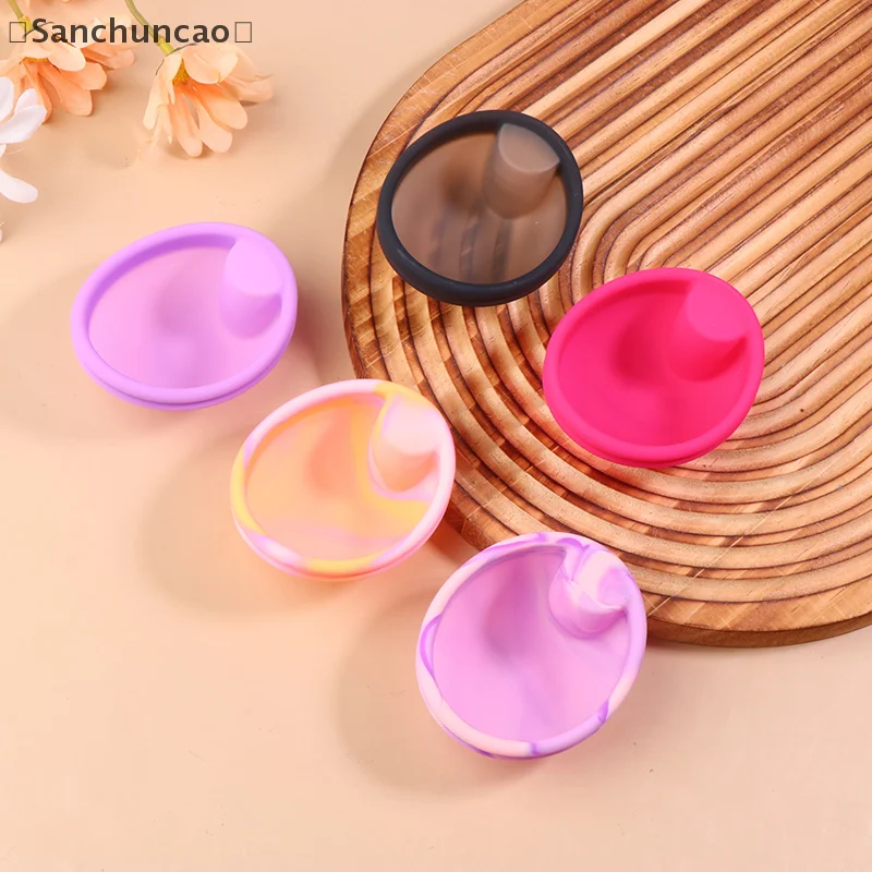 1pcs Silicone Flat Fit Design Extra Thin Reusable Silicone Menstrual Disc For Women Menstrual Tab Sterilizing