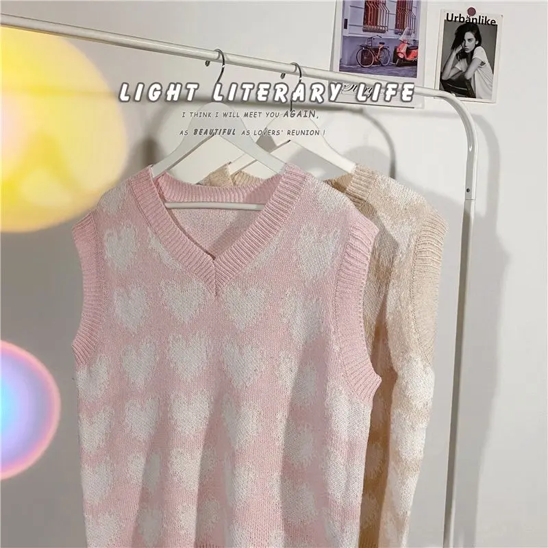

Soft Lazy Knitted Vest Women's Loose Design Autumn Winter Plaid oulder Trendy Cr Square Gentle Sle Polyester Fiber