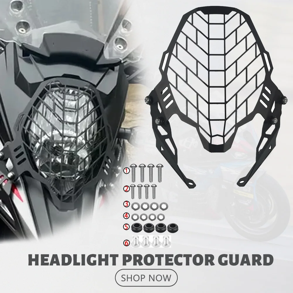 

2026 2025 НОВИНКА ДЛЯ SUZUKI DL650 V-STROM 650/XT мотоциклетная передняя фара, защитная крышка, защитная решетка