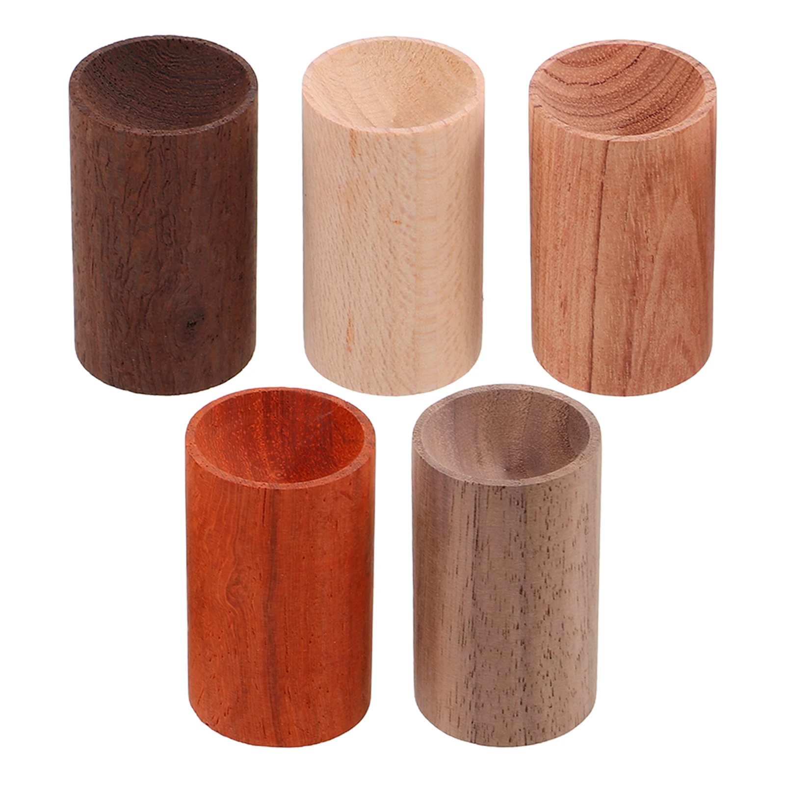 

5pcs Essential Oil Diffuser Wooden Aromatherapy Cylindrical Airfreshener for Car Desk Small Room Wood Diffusers