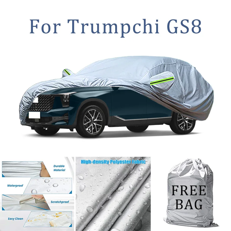 

For Trumpchi GS8 Car Cover Car Waterproof All Weather Automobiles Full Exterior Covers - Sun-proof Outdoor Anti Scratch
