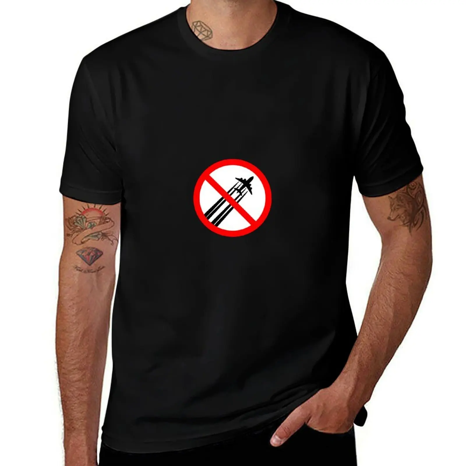 

Anti Chemtrails T-Shirt summer tops animal prinfor boys basketball graphic tees Blouse funny t shirts for men