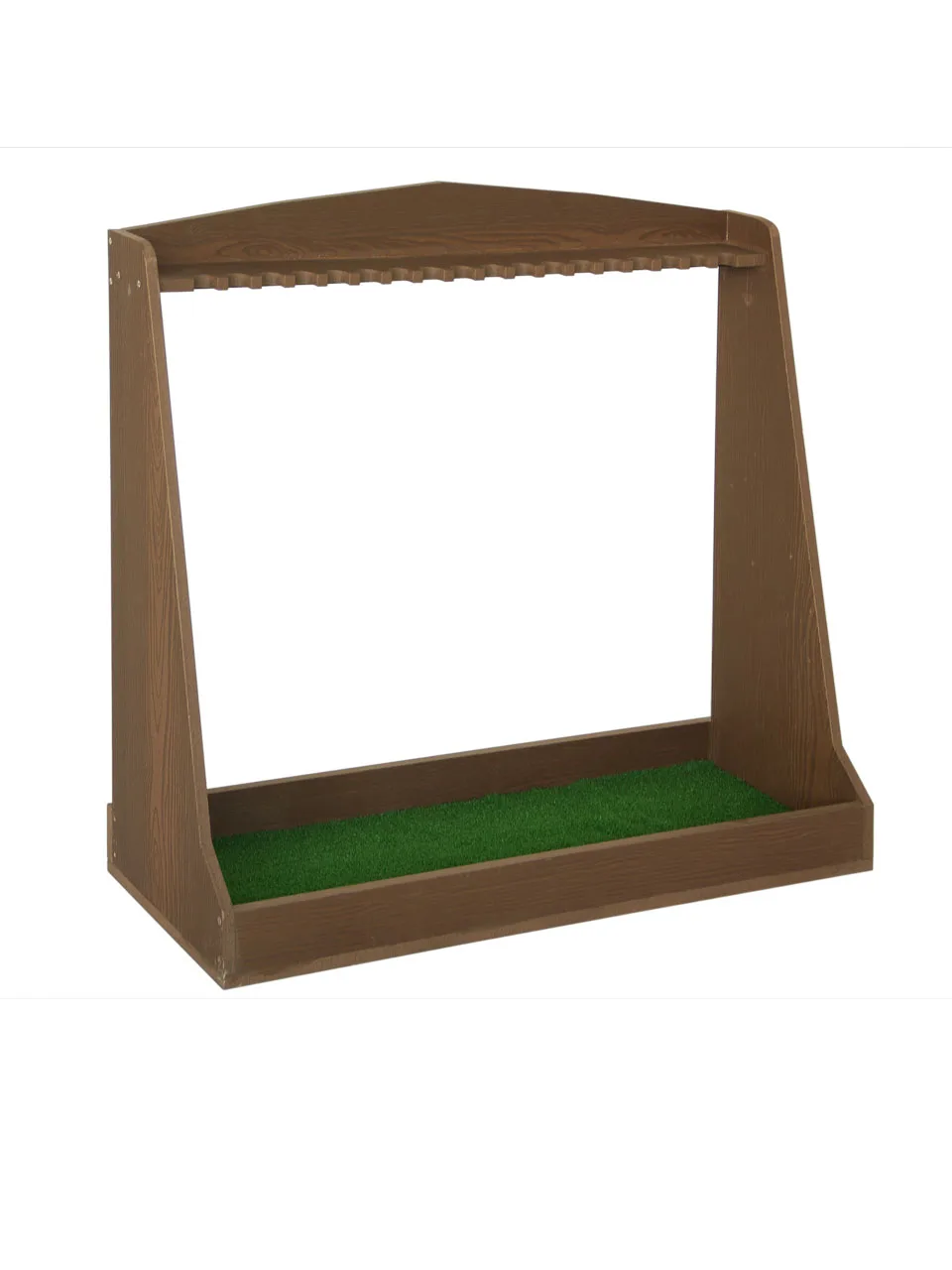 رف عرض تخزين نادي الجولف ذو تأثير خشبي مكون من 18 فتحة نادي الجولف