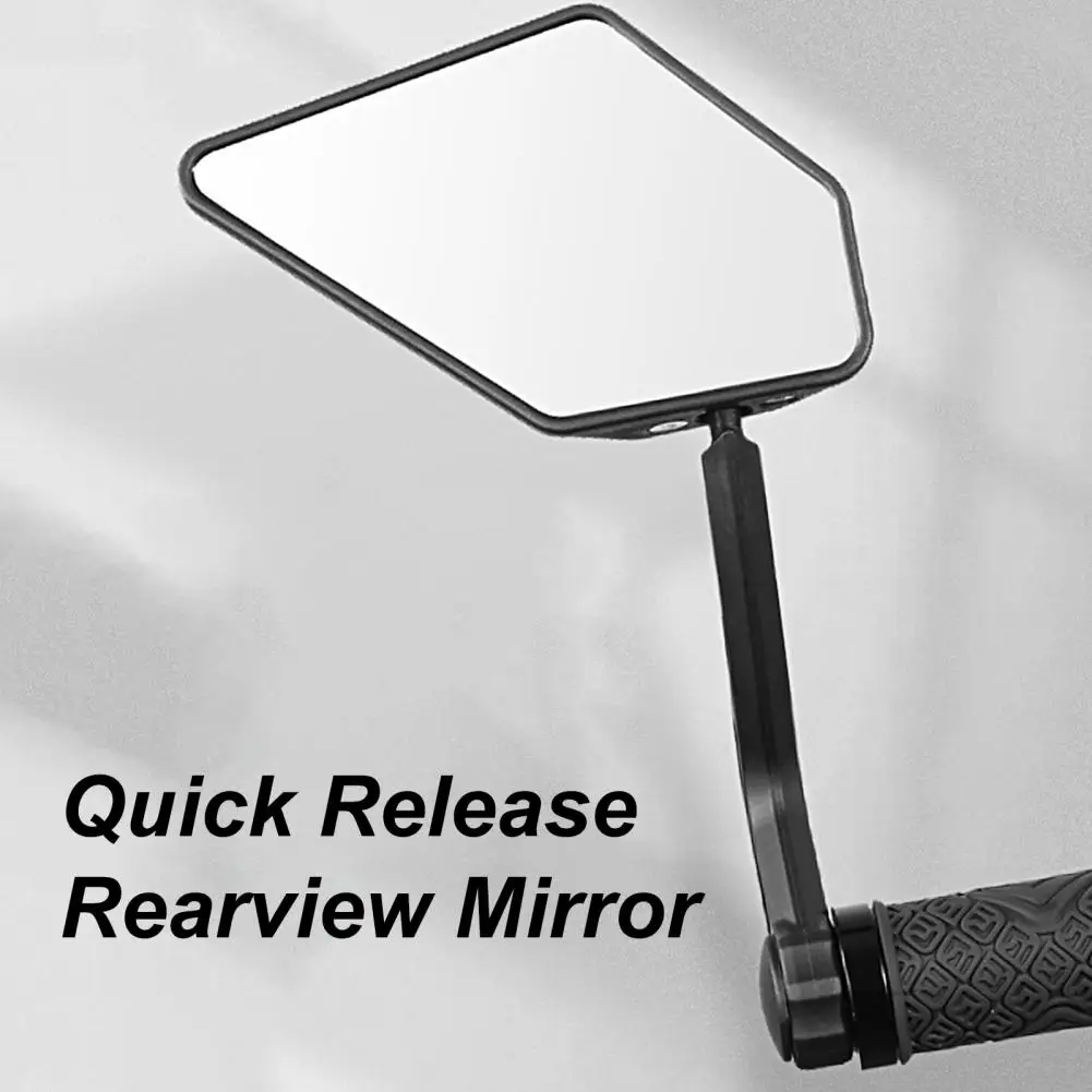 PC Shell Cycling Rear View Mirror Easy Installation Free Adjustment Practical Wear Resistant Bike Reflective Mirror