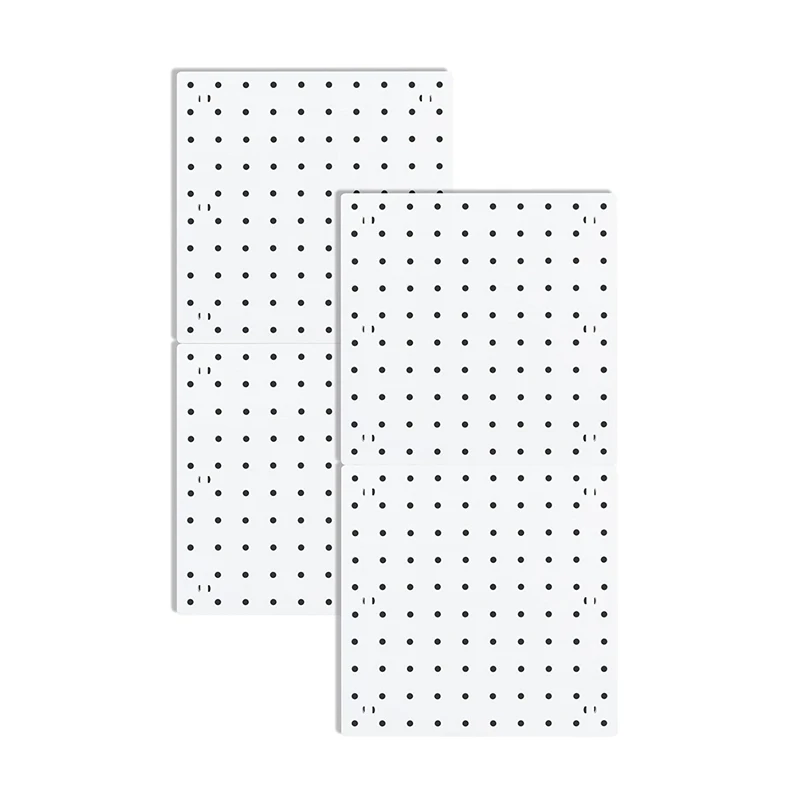 

Pegboards, Pegboard Wall Organizer Panels, Peg Boards, For Wall, Craft Room, Kitchen, Garage, Living Room, Bathroom(4Pcs)