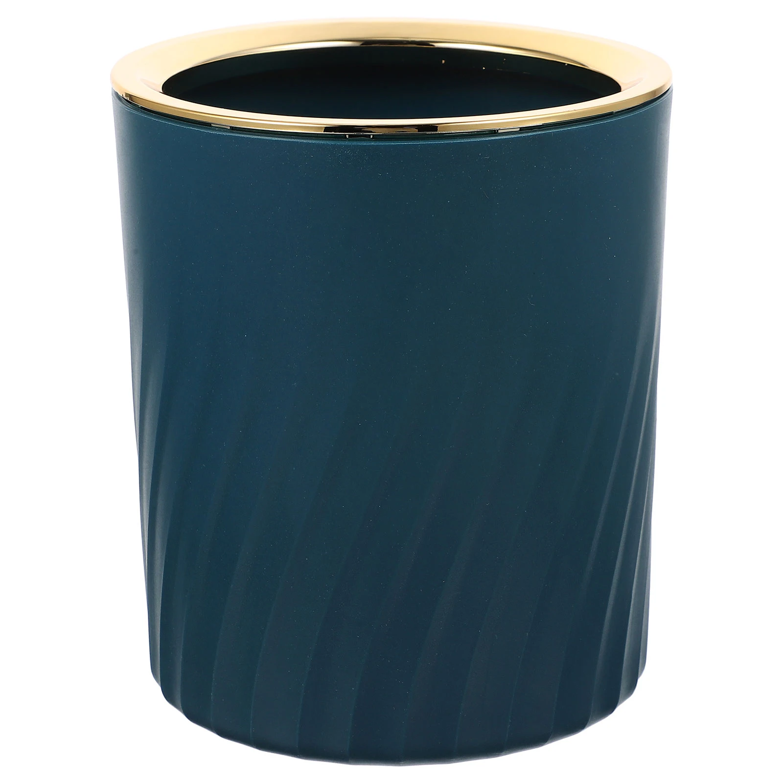 

Mini Press The Small Paper Basket with Cover Office Garbage Bin Pp Trash Can Lid
