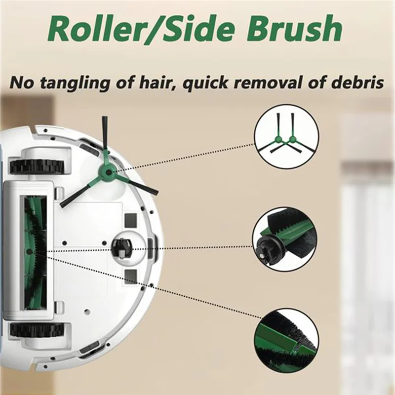 EAS-для Irobot Roomba Combo Essential/Vac Essential, детали робота-пылесоса, основная боковая щетка, HEPA-фильтр, аксессуары для швабры