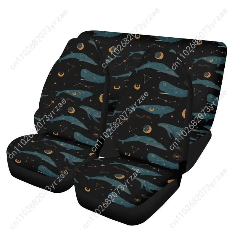

Cosmic Whales Celestial Car Seat Covers Universal Environmentally Friendly Interior Decorations Comfortable Car Seat Covers
