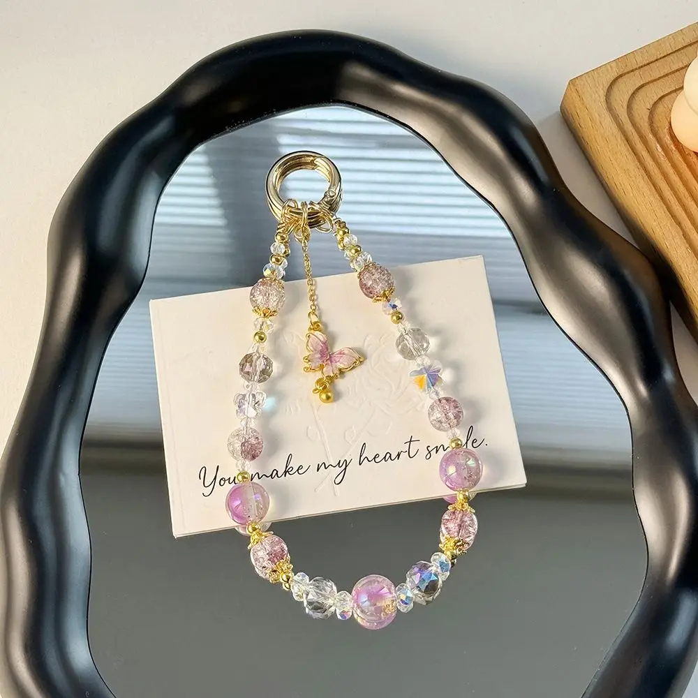 

Acrylic Butterfly Phone Chain Butterfly Bowknot Y2K Phone Charm Strap Y2K Bead Chain Love Heart Beaded Chain Jewelry Gift