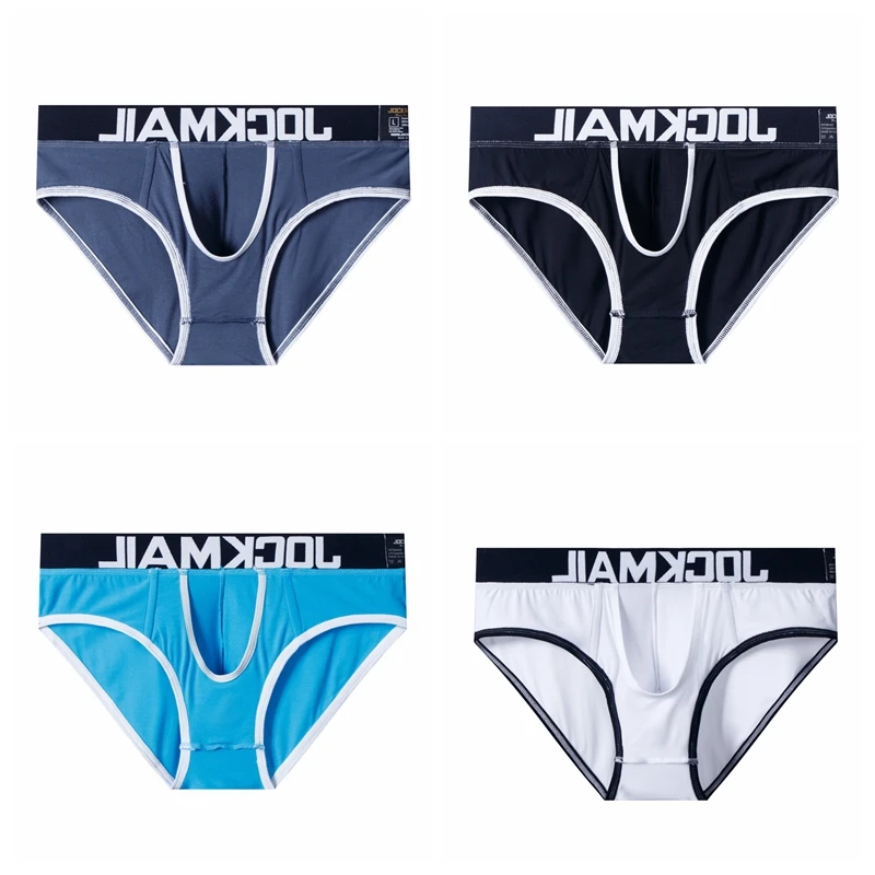 JOCKMAIL Brand Men Underwear Briefs Sexy Gay Penis Pouch Push up calzoncillos hombre slip cuecas Gay Underwear Enhancing panties