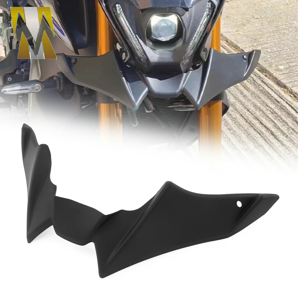 

For YAMAHA MT09 2021 2022 2023 MT 09 Motorcycle Front Wheel Fender Beak Nose Cone Extension Extender Cowl Spoiler Cover