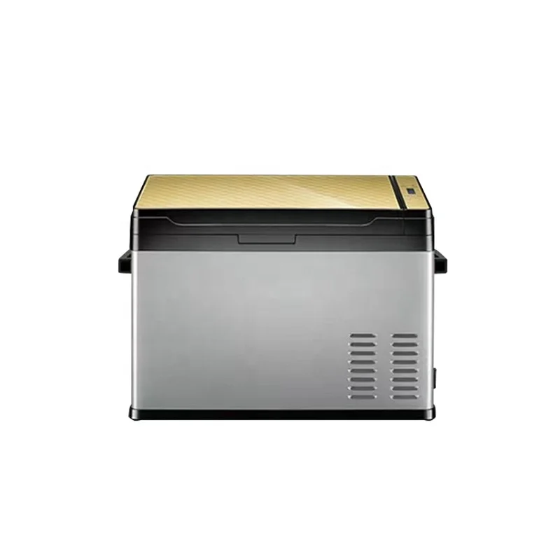 30L 40L 50L Steel Compressor Vehicle Refrigerator, 12V & 220V Mini Fridge for Auto RV