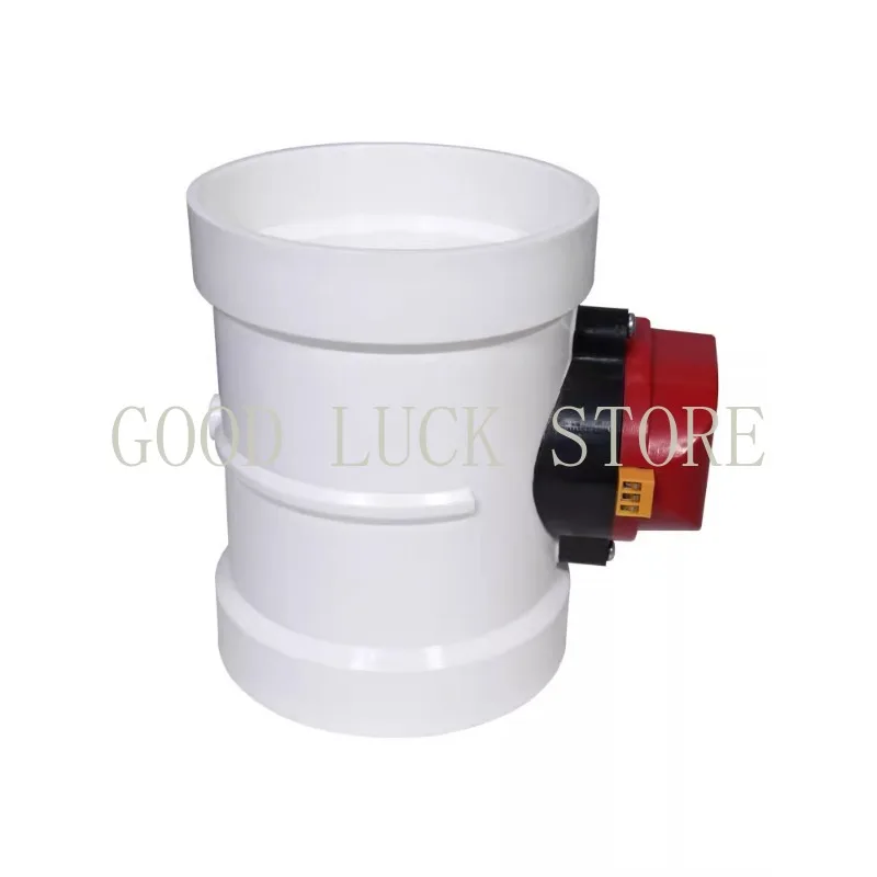 Imagem -05 - Pvc Plastic Electric Damper Valve Válvula de Retenção Air Duct Volume Control Valves Ventilation Pipe 24v 12v 220v 75 mm 110 mm 160 mm 200 mm