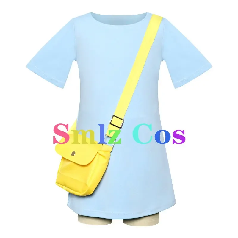 Plaquelet disfraz de Anime Cells at Work para niña, traje de Cosplay de Hataraku Saibou, vestido de niña, pantalones cortos, sombrero, bolsa, uniforme de fiesta