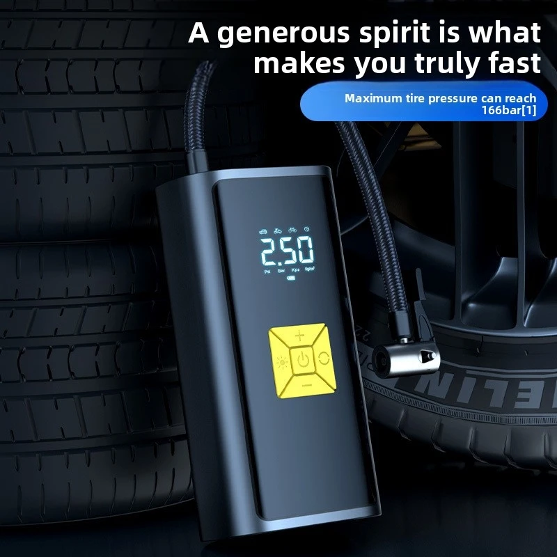 Portable Wireless Car Air Pump, Electric High-Pressure Car Tire Inflator, Exclusively For Cross-Border Sales