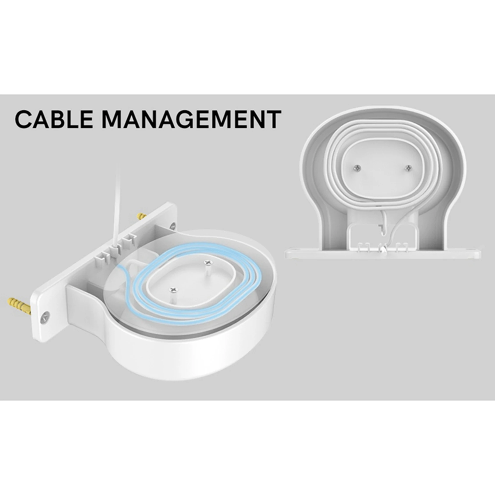 【Ostatnia szansa!】 Uchwyt ścienny do inteligentnego głośnika Google Nest Wifi Pro, podstawa do przechowywania na ścianie, 2 szt.