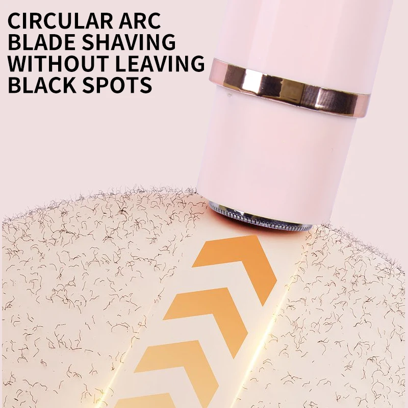 ماكينة إزالة الشعر وماكينة حلاقة 2 في 1 للنساء - جهاز إزالة الشعر الكهربائي اللاسلكي القابل لإعادة الشحن لكامل الجسم، العناية بالبشرة الحساسة وغير المؤلمة