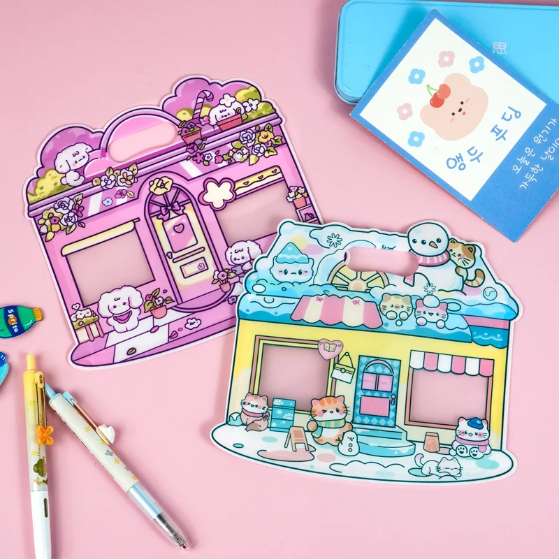 Wonderful Shop Gift Seal Pocket Cute Cartoon Snack Candy Packaging Bag Holiday Gift Bag Kindergarten Birthday Handheld Gift Bag