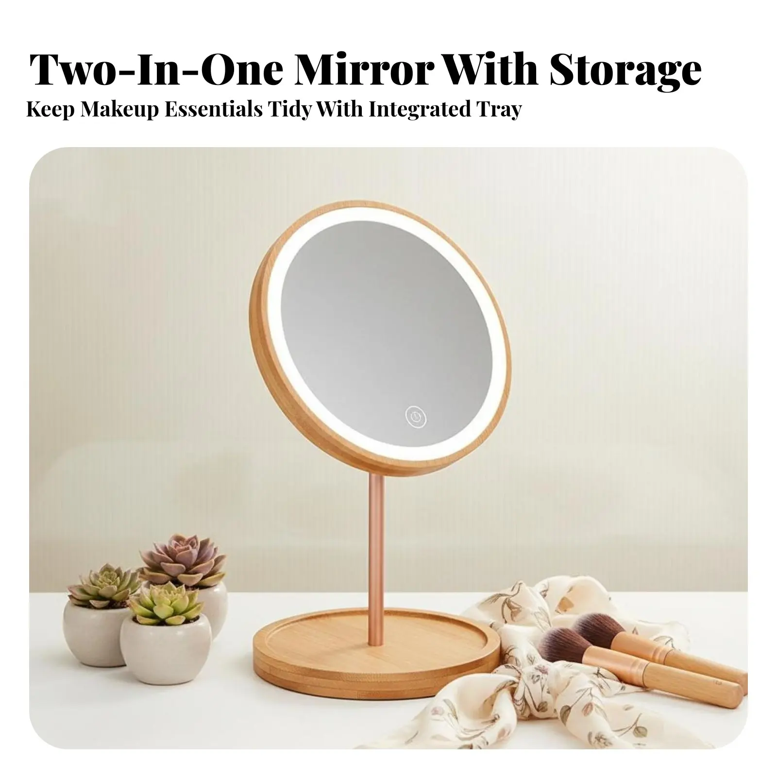 lighted-makeup-mirror-with-tray-base-illuminated-illuminated-desk-light-universal-serial-bus-battery-powered-tapactivated