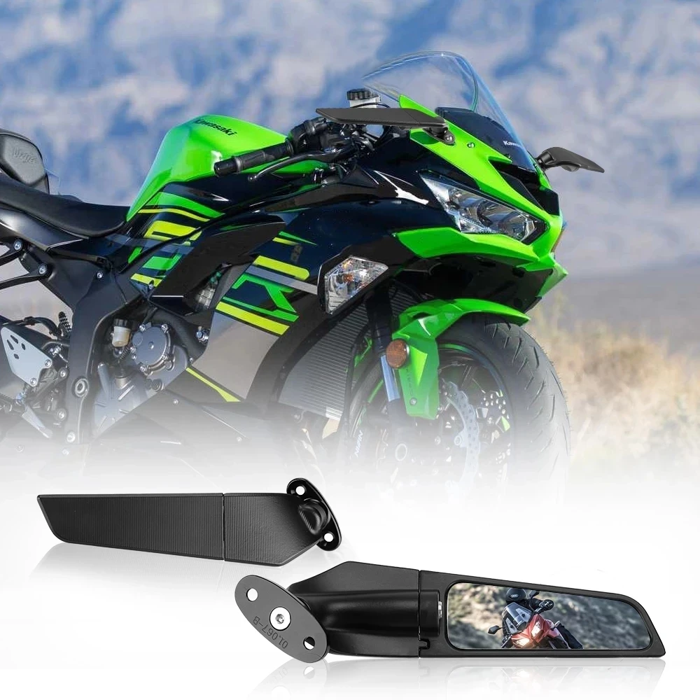 Für KAWASAKI ZX-10R ZX10R 2018 2019 2020 2021 Außenspiegel Motorrad Seitenspiegel Einstellbare Dreh Rückspiegel CNC