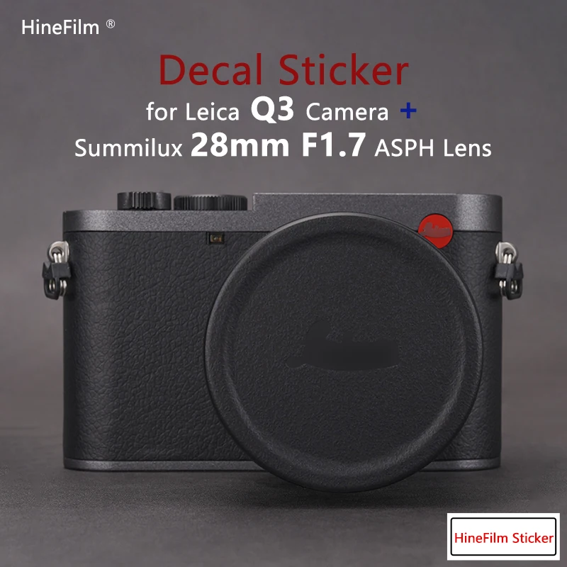 Leica Q3 Camera Sticker Protective Film for Q3 Camera Premium Decal Skin Anti-Scratch Cover Case Film Wrap