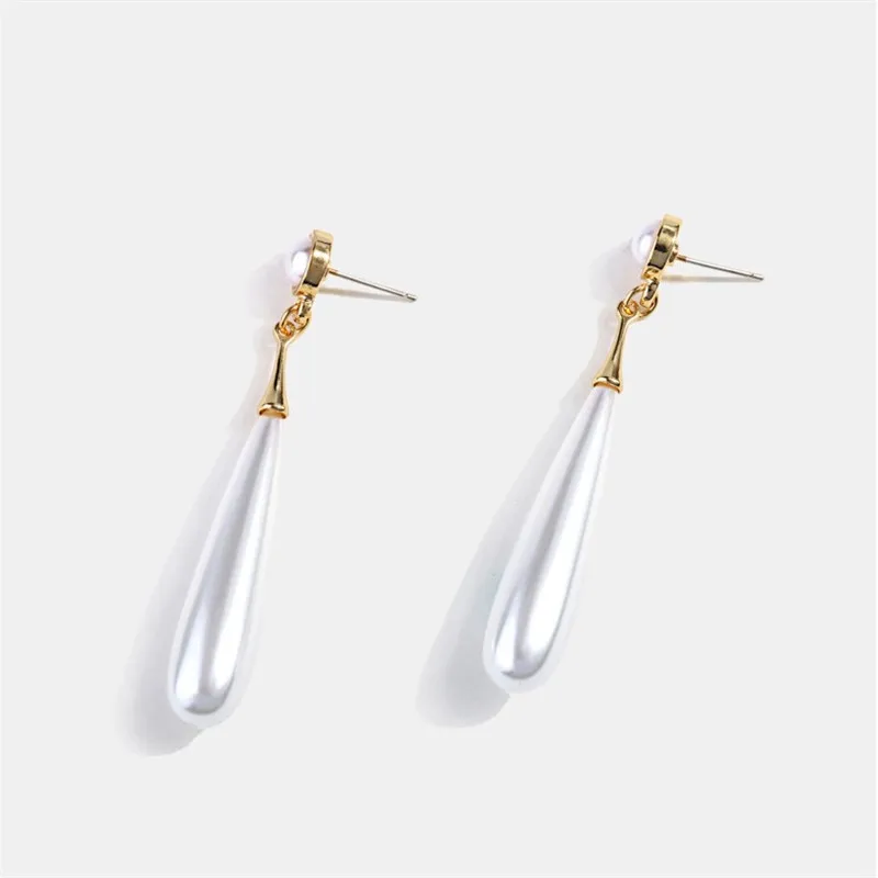 Game Accessories Tifa Lockhart Earrings Women Girl Cosplay Drop Earring Imitation Pearl Ear Clip Jewelry Ear Studs Gift