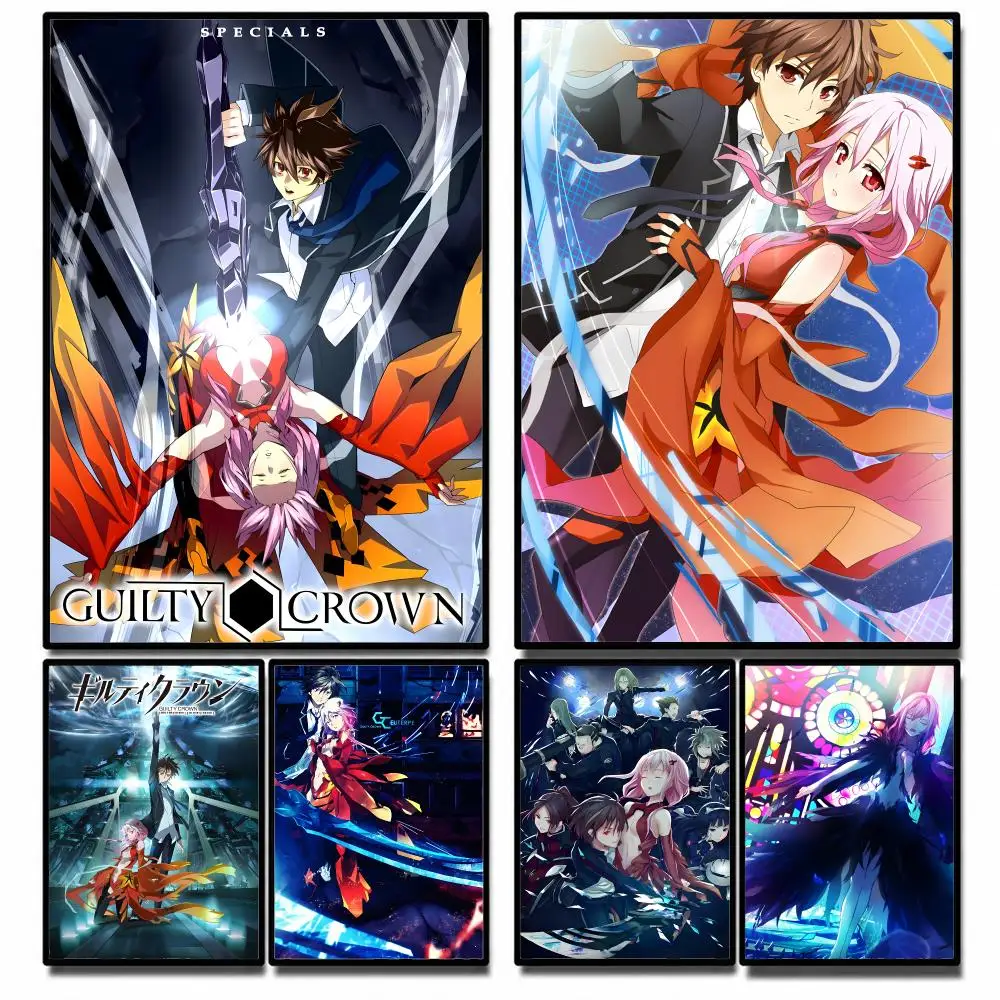Anime Guilty Crown Poster High-definition poster stickers, suitable for bedroom, living room, home decoration
