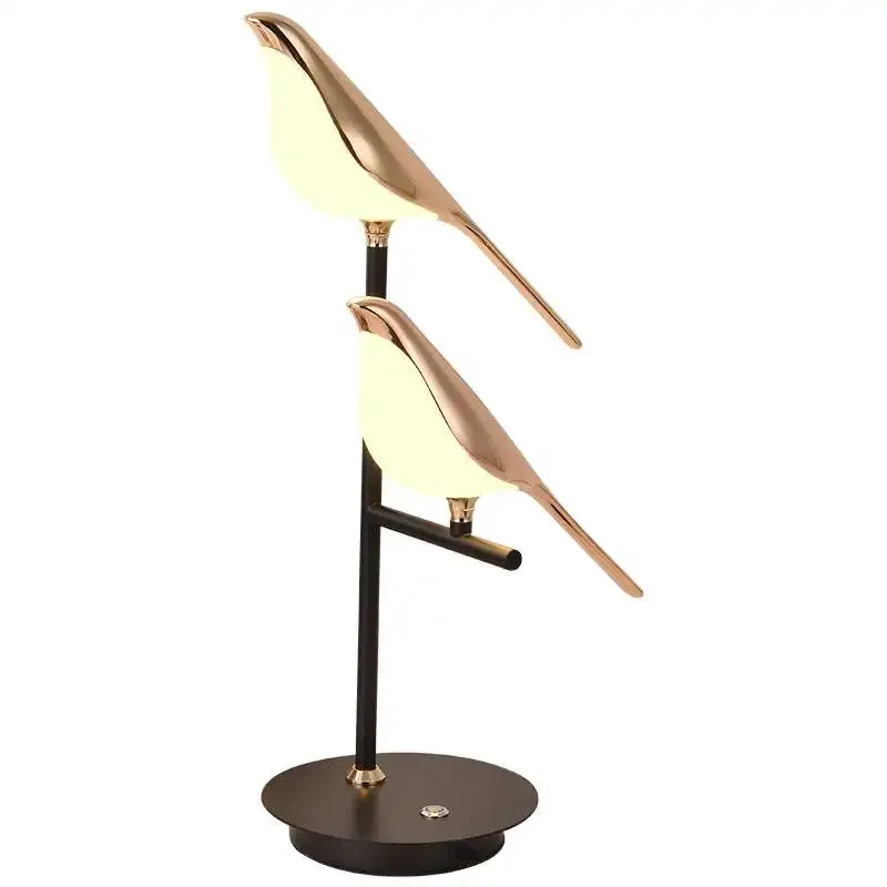 

Creative magpie table lamp led bird decoration touch lamp children students learning eye protection reading dormitory