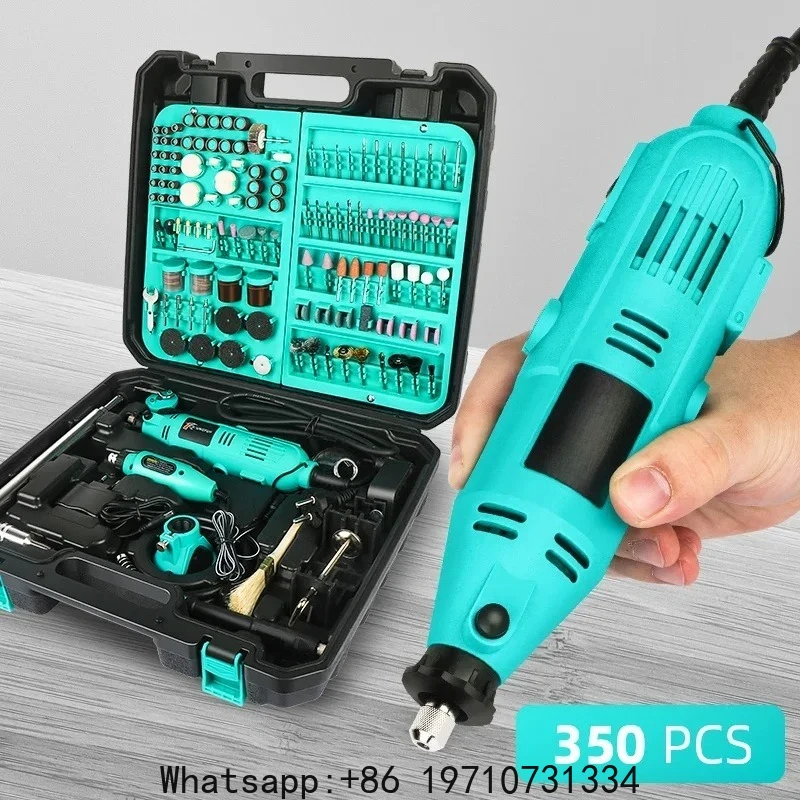 220V/110V Electric Drill Dremel Grinder Mini Polishing Machines with Grinding Accessories Set Electric Rotary Tool Mini Drill