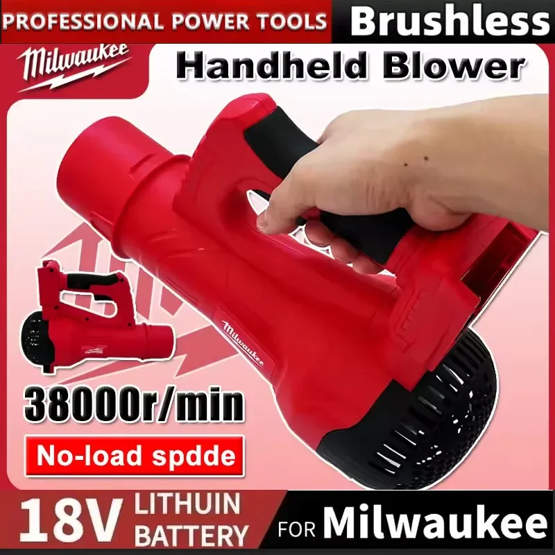 

Milwaukee 38000 об/мин беспроводной бесщеточный воздуходувка ручной струйный турбовентилятор для листьев для электроинструмента с аккумулятором 18 В
