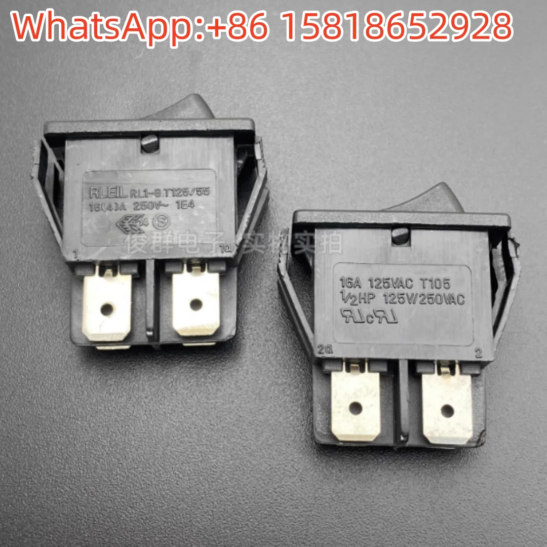 2 stks RL1-8 Boot Type Schakelaar Knop Dual Way 4 Pin 2 Gear 16A High Power Rocker Boot Power Key Taiwan RLEIL