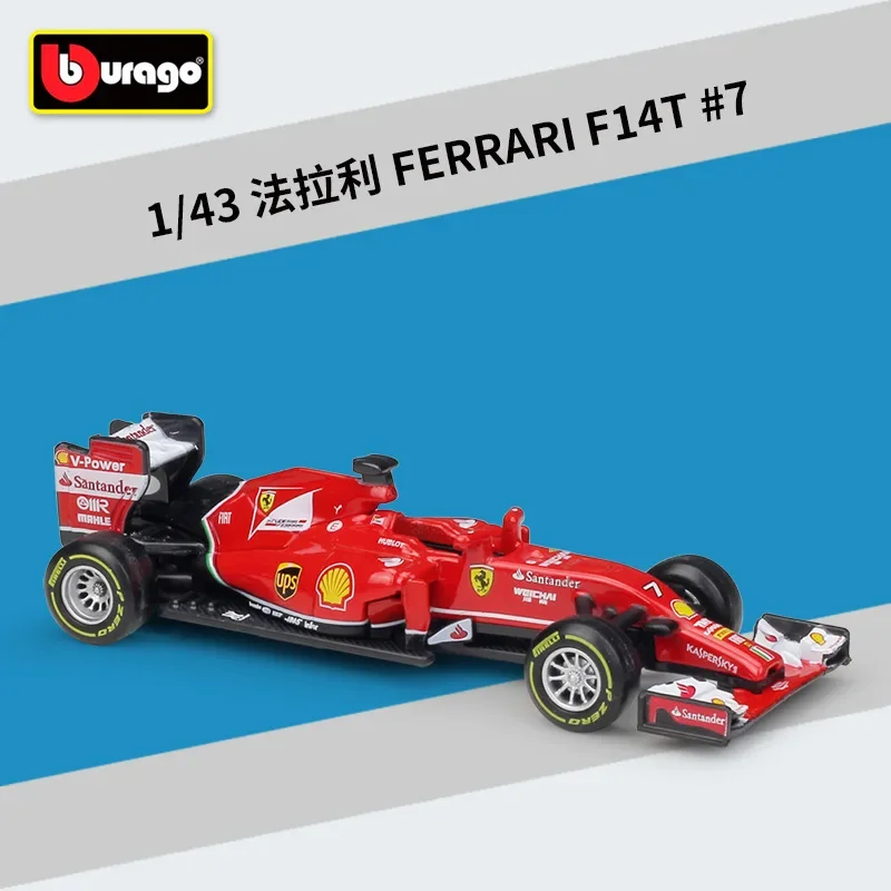 Bburago 1:43 SF1000 SF90 SF71H SF70H RB16B RB15 RB13 RB14 W10 F1 Racing Formula Car Static Simulation Diecast Alloy Model Car