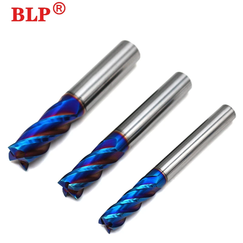 Milling Cutter Alloy Coating Tungsten Steel Tool Cnc Maching Hrc70 End Mill Azzkor Top  Milling Cutter Kit Milling Machine Tools