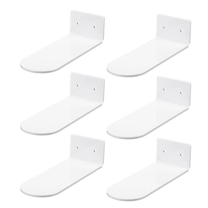 

18 Pack Floating Shoe Shelves,White Acrylic Wall Mounted Shoe Display Shelves,For Display Collectible Shoe&Sneaker