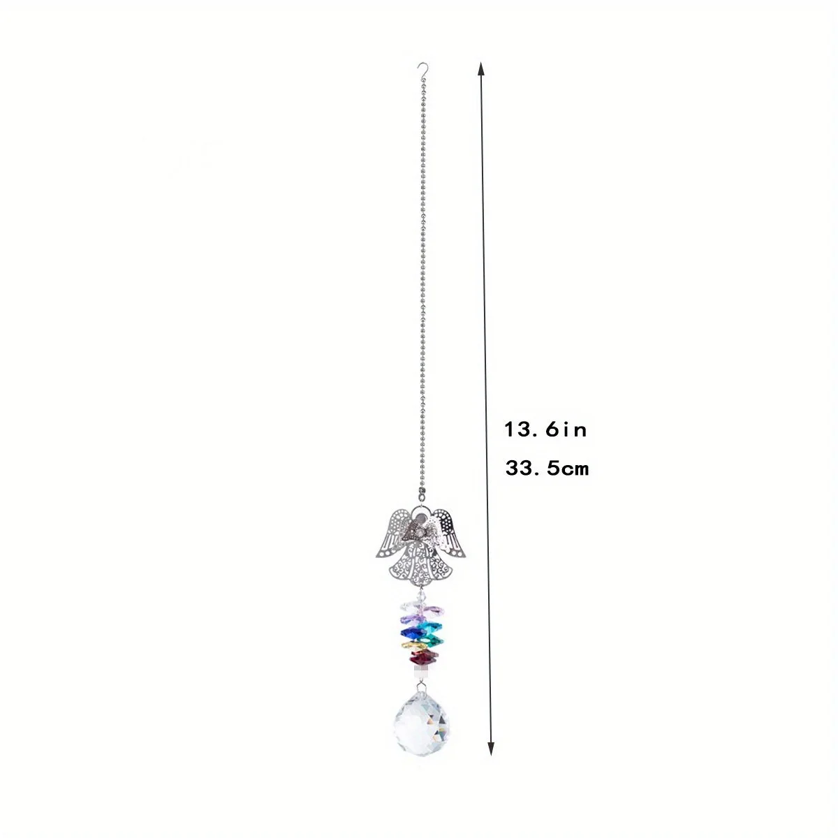 1pc Suncatcher Angel Crystal Light Orb Outdoor Window Gift decorazioni da appendere per la casa