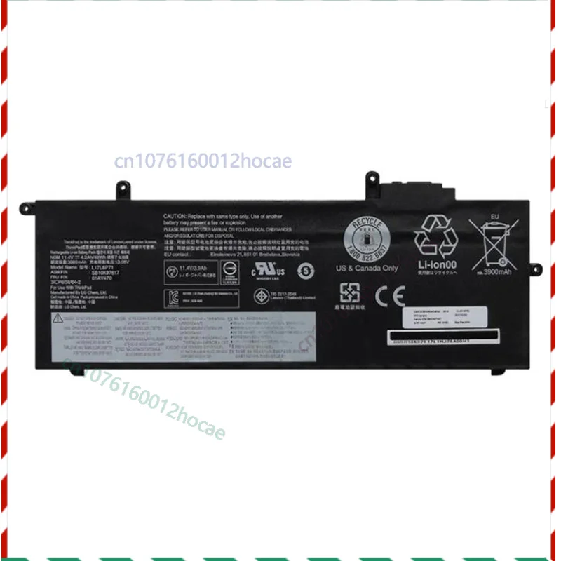 

01AV431 01AV470 01AV471 01AV472 L17C6P71 L17L6P71 for Lenovo ThinkPad X280 Serie