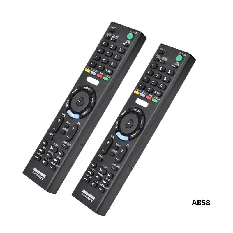 2X Smart TV Fernbedienung Für Sony Rmt-Tx102u Für Rmt-Tx100d Rmt-Tx101j Rmt-Tx101d Rmt-Tx100e Rmt-Tx101e Rmt-Tx200
