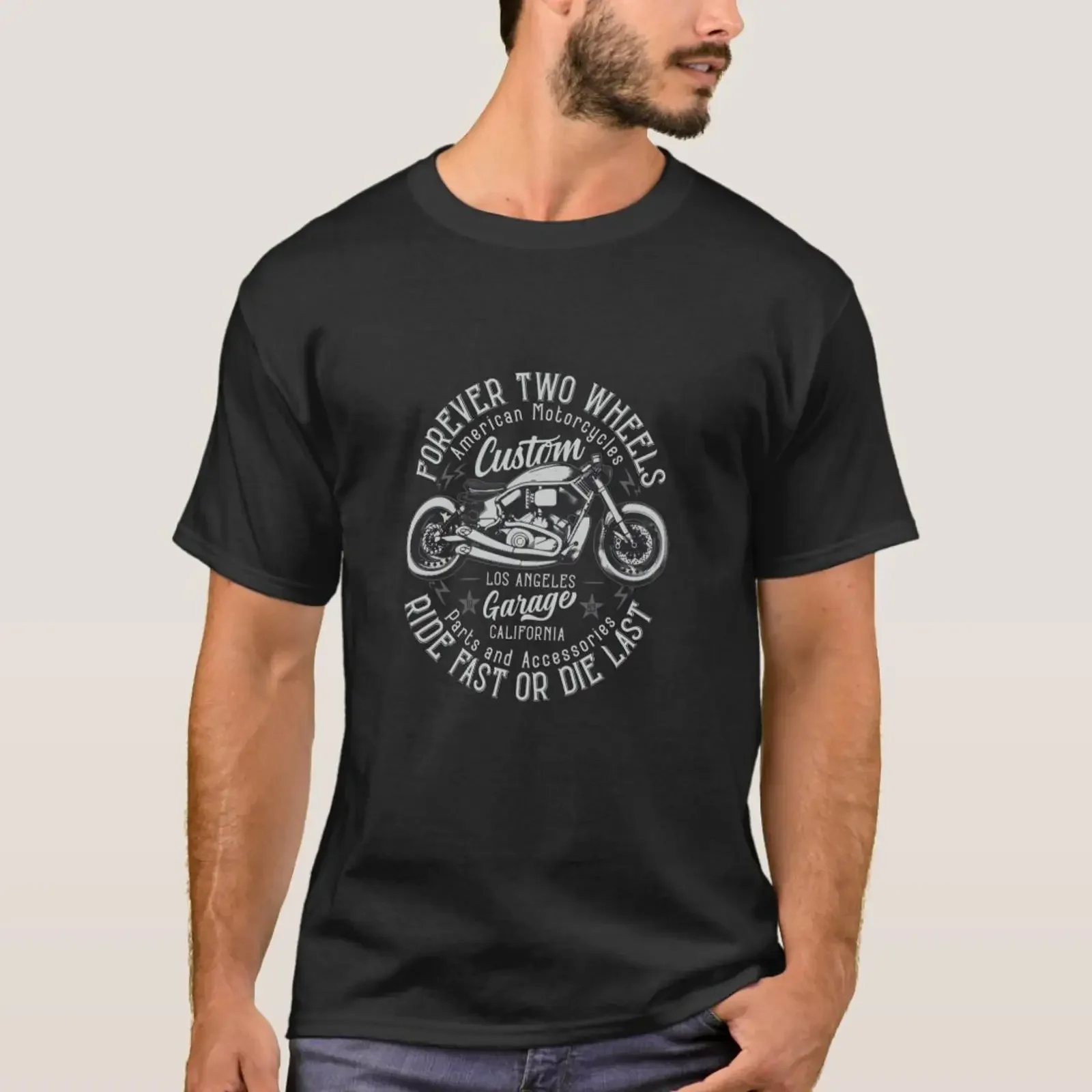 Bobber Motorcycles T Shirt vintage Washed Stylish designer clothes Casual Soft Breathable Unisex fashion streetwear homme