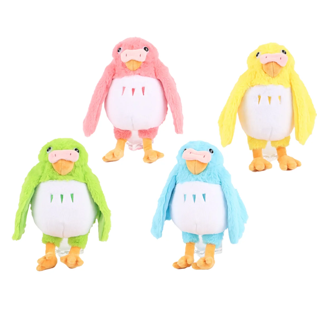 Cute The Boy and the Heron Warawara Plush Toy Lovely Four Color Parrot Toys Soft Lord Birdy Plush Toy Kid and Anime Lovers Gifts