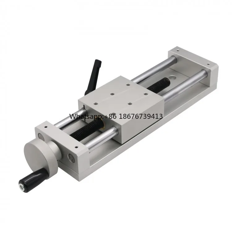 KA80-1402-150 Manual Sliding Table Cross CNC Sliding Table 150mm Linear Stage 196N