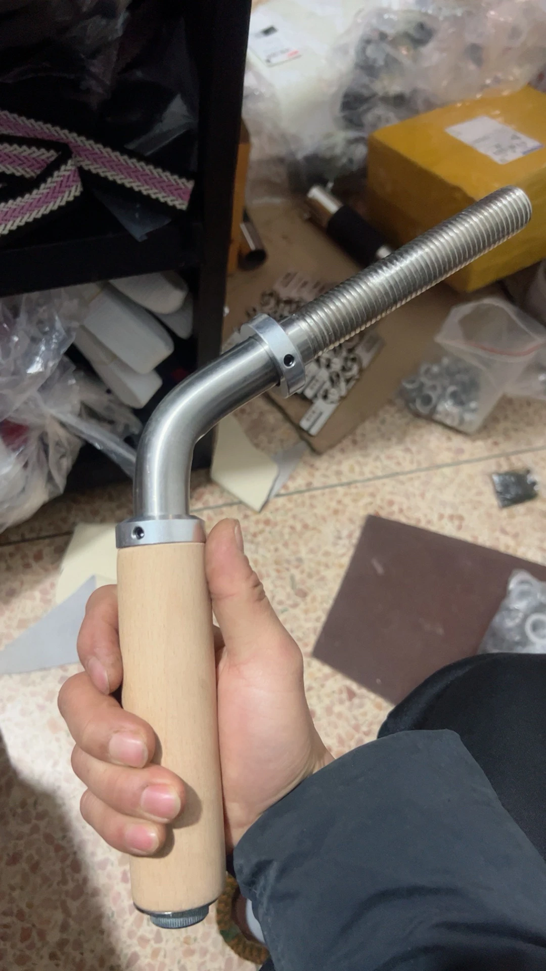 Dispositivo de Entrenento de Fuerza para Muñeca, Barra en V Universal para Supinación de los Tres Dedos Delanteros, Agarra...