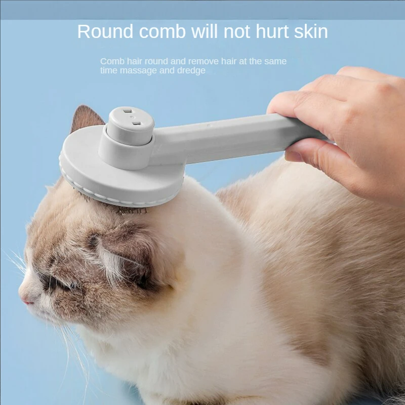 

Pet Cat Comb Pet Hair Removal Comb Cat Hair Brush Dog Comb Jerk Cat Hair Brush Tool to Clean up the Long Hair Pet Comb