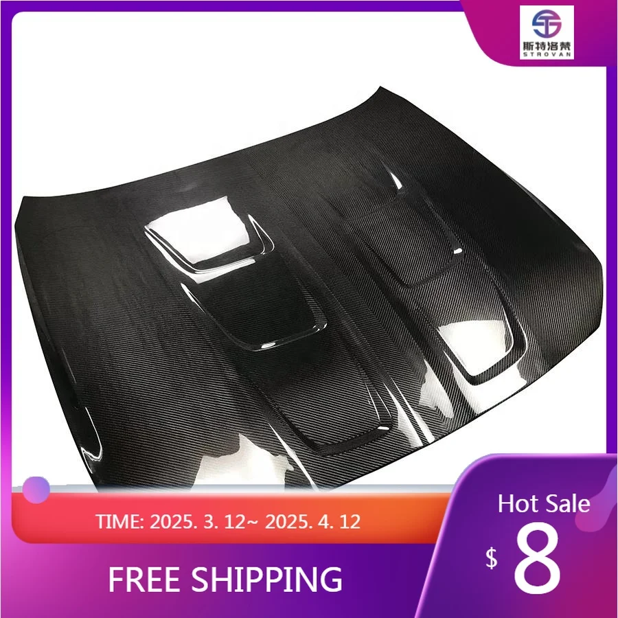 

Deren High QualityODM/OEM High Quality Car Bonnet Dry Carbon Fiber Enging Hood for for BMWs M3 G80/M4 G82 AC Style