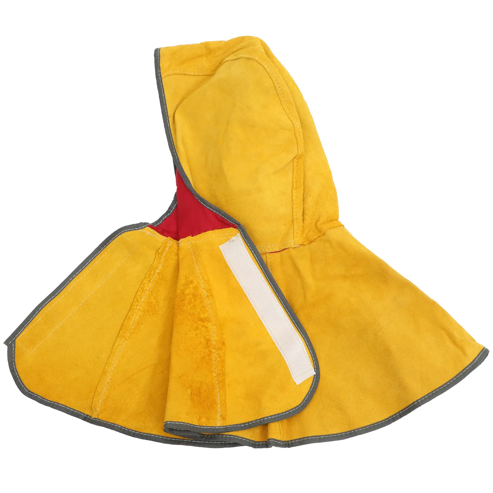 Cowhide Welding Hood Heat Resistant Wear Resistant Insulated Protective Head Cover One Size