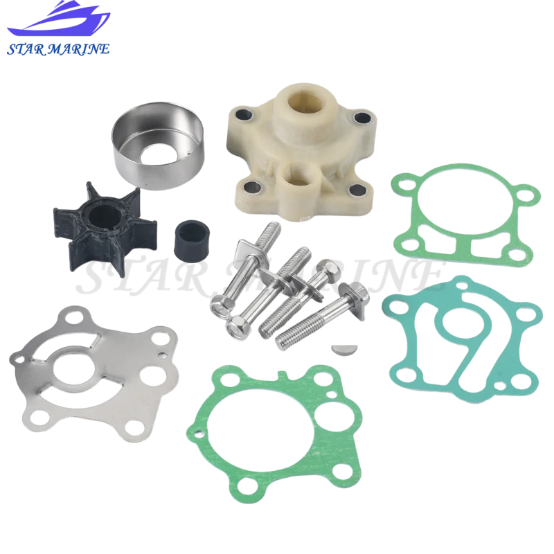 

6H4-W0078-00 6H4-W0078 Water Pump Impeller Service Kit With housing 6H4-W0078-A0 18-3429 for Yamaha 2 Stroke 40hp 50hp Outboard