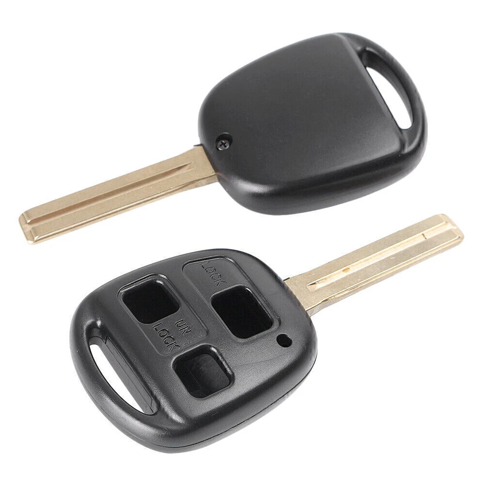 3 Buttons Car Remote Key Shell Case For Lexus Toyota SC430 GX470 RX350 ES330 GS300 LS430 Replacement Cover